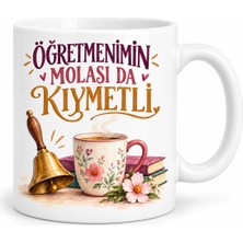 Bucuks Teneffüs Takvimi Tasarımlı Porselen Kupa - Model 1129 Bcks