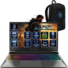 Casper Excalibur G870 I7-13620H 96 GB Ddr5 2 Tb SSD Rtx 5050 8 GB 15.6'' Fhd 165Hz Windows 11 Pro Oyuncu Dizüstü Bilgisayar G870.1362-BF50X-CRNP31