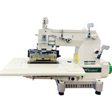 Broderi 33 Iğne Geniş Yatak Gipe Lastik Makinası 4.8mm