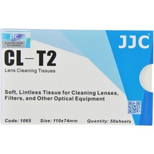 JJC Lens Cleaning Paper Temizlik Kağıdı 50 Yaprak Airlaid Kağıt ile Hassas Temizlik Sağlar
