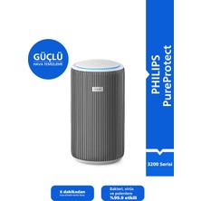 Philips 3200 Serisi Hava Temizleyici, 135 m2'ye Kadar Etkili, 520 m³/sa temiz hava hızı (CADR), Air+ Uygulaması ile Uzaktan Kontrol, AC3220/10