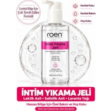 Roen Genital Bölge İntim Yıkama Jeli, Özel Bölge, Genital Bölge Temizleyici ve Ferahlatıcı, Güzel Koku pH 3.8 İntim Bakım Ürünü 200ml