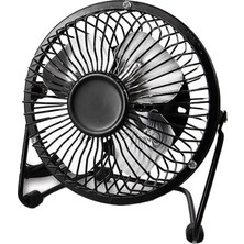 Robeve USB Vantilatör Masa Üstü Metal Fan Sessiz Çalışma Özelliği ile Serinletici