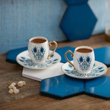 Karaca İznik 2 Kişilik Kahve Fincanı Takımı 80 ml