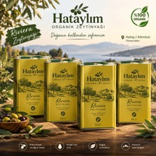 Hataylım Organik 5lt Riveria Zeytinyağı  4lü Set Teneke