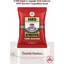 Has Türk Kahvesi 100 Gr. Özel Kavrulmuş Lezzetli Öğütülmüş Kahve Türkiye Menşeli