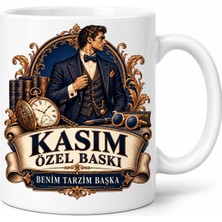 Soi Home Kasım Özel Baskı Beyefendi Tasarımlı Porselen Kupa - Model 1164 Soı