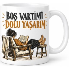 Soi Home Boş Vakit Ustası Tasarımlı Porselen Kupa - Model 1117 Soı