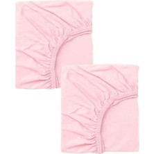 Rafta Cotenconcept 2 Adet 65 x 95 + 10 cm Anne Yanı Lastikli Penye Kumaş Bebek Çarşafı