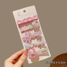 Syn Shop Kawaii Çilek Kalp Teddy Panda Inci Lüx Trend 1.kalite Yeni Sezon 5’li Kız Çocuk Kadın Toka Hediyelik