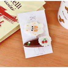 Syn Shop Kawai Kore Teddy Bear Ayıcıklı Yan Toka Çocuk Pense