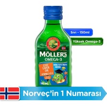 Möller's Omega-3 Doğal Tutti Frutti Aromalı Sıvı Balık Yağı 150 ml