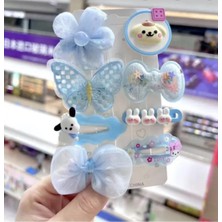 Syn Shop My Melody Melodi Pompompurin Tavşan Pochacco Sanrio Kelebek Yıldız Çiçek Kurdele Saç Toka Set
