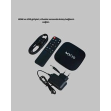 Mossem Android Tv Kutusu 4K Ultra Hd 8 GB Hafıza Google Asistan Chromecast Dolby Destekli