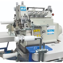 Broderi 4 Iplik Transportlu Burunlu Yaka Takma Overlok Makinesi