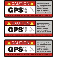 Rafta Gps Uydudan Takip Araç Sticker 10CMX3 cm 3 Adet