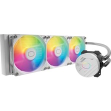 Rafta Tr Masterliquid 360L Core Argb White 360MM Aıo Sıvı Soğutucu, Gen S Pompa, Cryofuze 14W/MK Termal Macun, Amd Ryzen Am5 / Am4, Intel LGA1851 / 1700/1200