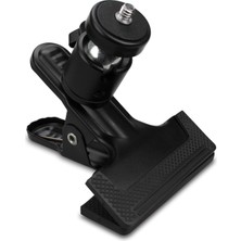 Rafta Tr Tripod Kamera Clip Clamp Flash Tutucu W/360 Swivel Fotoğrafçılık Küre Başlığı 1/10,2 cm Dişli Vida Kamera Tripod, Slr, Dslr, Video Kameralar Için Stüdyo Arka Plan Kamera