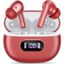 Rafta Tr Kablosuz Kulaklıklar Bluetooth 5.4 Kulaklıklar Derin Bas ve Gürültü Engelleme, 50 Saat Çalma Süresi Bluetooth Kulak Tomurcukları LED Ekranlı Kablosuz Kulaklıklar, Android Ios Için Ipx7 Su Geçirmez