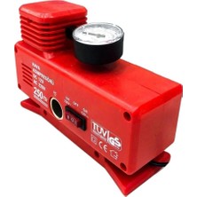 Rafta Tr Pro Seri 220 Volt-12 Volt 250 Psi Psi Kompresör Lastik Hava Şişirme Oto Pompası Fişli Çakmaklıklı