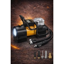 Rafta Tr 90W Kablolu Hava Kompresörü 150 Psı Dijital LCD Ekranlı Lastik Şişirme Pompası 12V