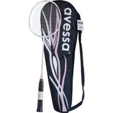 Rafta Tr BST-2000 Carbon Badminton Raketi Pembe-Beyaz, KRL-BST-2000