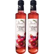Rafta Tr Collagen (Kolajen) Sirke Doğal Fermantasyon - Katkısız Içilebilir - Tip 1-3 (500 ml X2 Adet, Kolajen (Collagen))