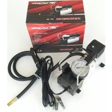 Rafta Tr Profesyonel Metal Hava Kompresörü 12 V Çakmaklık Girişli