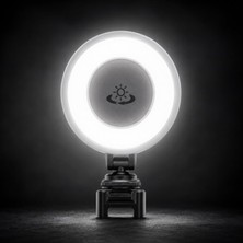 Rafta Tr Mini LED Dolgu Işığı, 48 Led, 6W, 2800-9000K,%0-100 Parlaklık, 3 Işık Rengi, Crı ≥95, 400 Mah, Usb-C Şarj, 360° Açı, 1/4 Vida Bağlantısı, Sos Flaş, 15 Saat Bekleme | XK-FL03