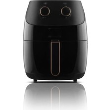 Rafta Tr 5.5 Litre Kapasiteli Büyük Boy Airfryer 3 Yıl Garantili Siyah