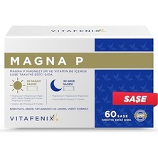 Defne Store Magna P Magnezyum Complex - Malat Sitrat Glisinat Taurat ve B6 ile Gece Gündüz Saşe Magnezyum Takviyesi 60 Saşe