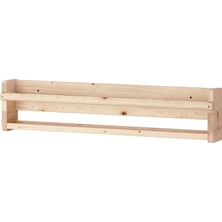 Rafta Tr Flısat Duvar Rafı, Açık Beyaz Vernikli Çam Açık Beyaz Vernikli Çam 70X9X16 cm