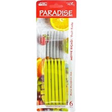 Defne Store Paradise Paslanmaz Çelik Meyve Bıçağı Seti, Sarı
