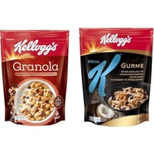 Defne Store Kellogg's Kahvaltılık Gevrek Seti (Granola Çikolatalı & Fındıklı ve Special K Hindistan Cevizli & Çikolatalı, 340 G ve 300 G)