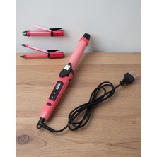 Alemdar Pazarlama Cvs DN-7315 2'si 1 Arada Saç Düzleştirici ve Şekillendirici, Pembe