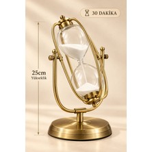 Chacha Home Majestic Time 30 Dakika Eskitme Kum Saati 25 cm Premium Vintage Masaüstü Objesi