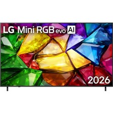 Lg 65MRGB87B6B 65 Inç 165 cm 4K Minirgb Evo Smart Tv Aı Sihirli Kumanda HDR10