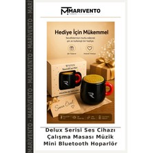 Marivento Delux Serisi Ses Cihazı Çalışma Masası Müzik Mini Bluetooth Hoparlör