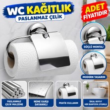 Storeşahin Dekoratif Kapaklı Paslanmaz Kağıt Havluluk Rulo Havlu Tutacağı (Adet Fiyatıdır) SHN0720