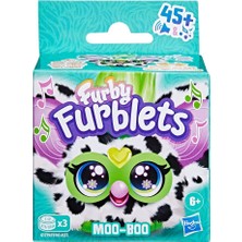 Furblets Moo-Boo Mini Friend, Kızlar ve Erkekler Için Elektronik Peluş Oyuncaklar, Inek, Siyah ve Beyaz, Mobilya Konuşuyor ve Müzik Çalar, Seri 5, Okula Dönüş Hediyeleri, 6 Yaş ve Üzeri