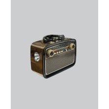 Zenviaa Ahşap Dokulu Bluetooth Müzik Kutusu – Vintage LED Tasarımıyla Modern Ses Deneyimi