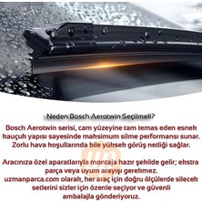 Herovia Fabia ile Uyumlu 2022-2025 Muz Tipi Aerotwin Ön Silecek Bosch