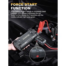 Herovia A28 3000A 23800MAH Jump Starter Taşınabilir Akü Takviye Kiti