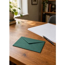 Herovia Koyu Yeşil Standart Zarf, 13X18 cm 25 Adet