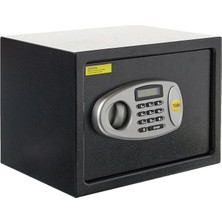 Ahes LCD Ekranlı Orta Boy Kasa Y-MS0000NFP - Standart Güvenlik -Master Şifre - 2 Adet 6 Şifeli Anahtar - 25 x 35 x 25 cm - Siyah