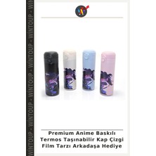 Wintoup Premium Anime Baskılı Termos Taşınabilir Kap Çizgi Film Tarzı Arkadaşa Hediye
