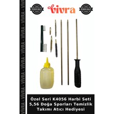 Özel Seri K4056 Harbi Seti 5,56 Doğa Sporları Temizlik Takımı Atıcı Hediyesi