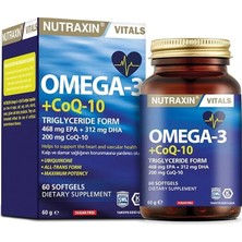 Nutraxin Omega 3 + Coq-10 60 Soft Jel