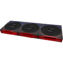 Lian Li Unı Fan Tl Flex Kablosuz Fan, Argb - Reverse Blade Ters Kanatlı 120MM, Siyah, Kumandalı 3'lü Paket