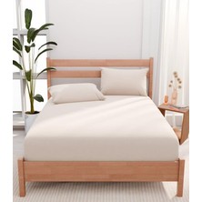 Apricitas Home Çift Kişilik Çarşaf Seti Urban Krem 180X200 cm AP2T20210980